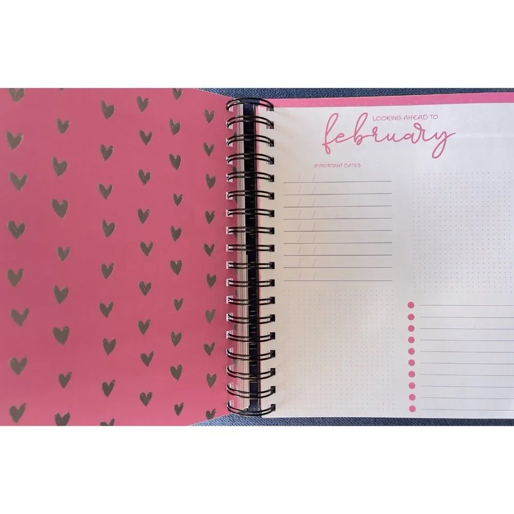 17 Month Planner Black CAMO Aug 2025 -Dec 2026 Weekly Planning Note Page Gift
